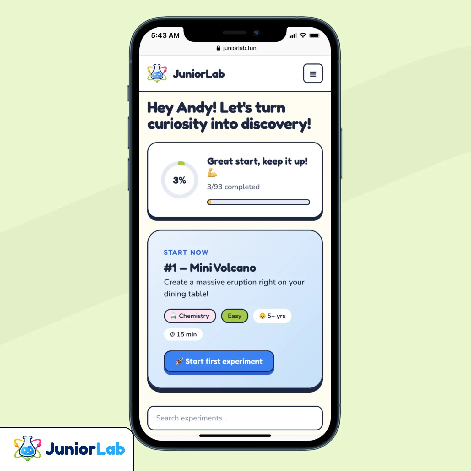 JuniorLab screenshot 1