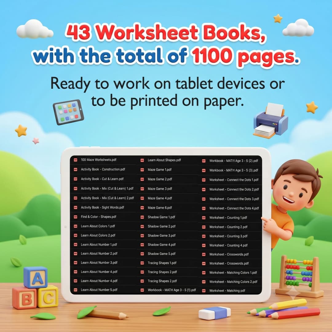 Worksheet Bundle Preview 2